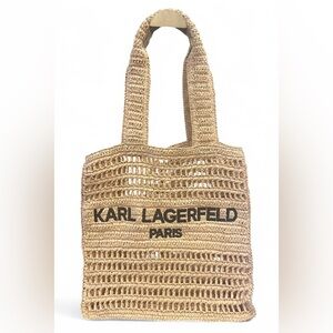 Karl Lagerfeld Beach Straw Tote